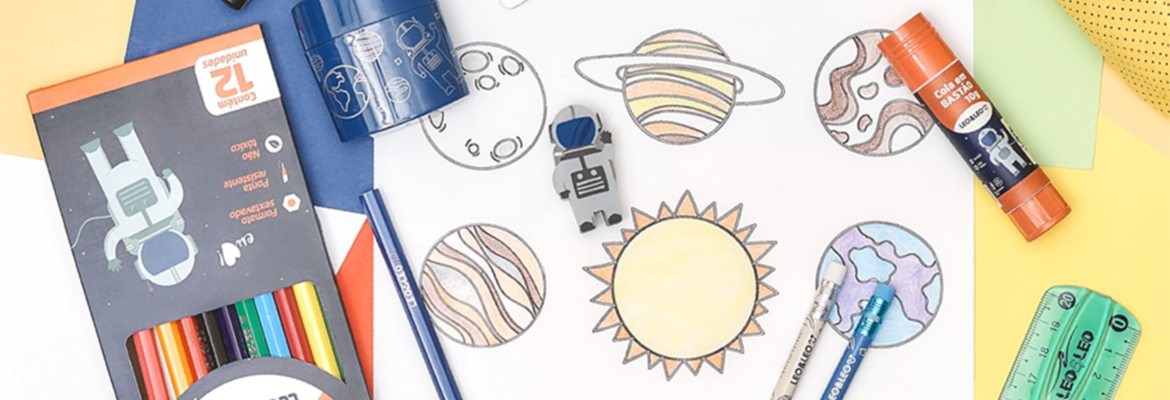 Imagem Banner Produto Kit Escolar Astronauta