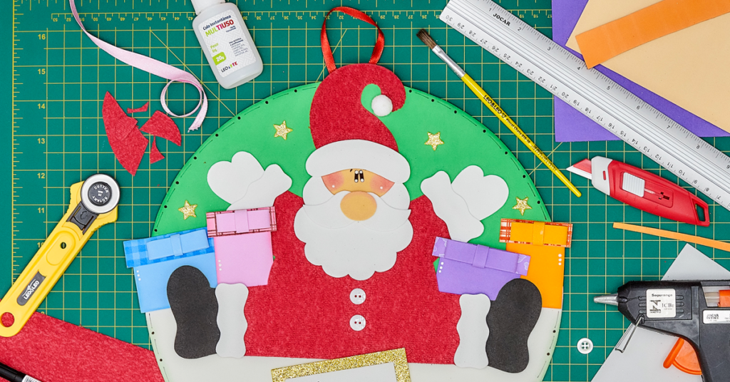 Artesanato de natal com LeoArte