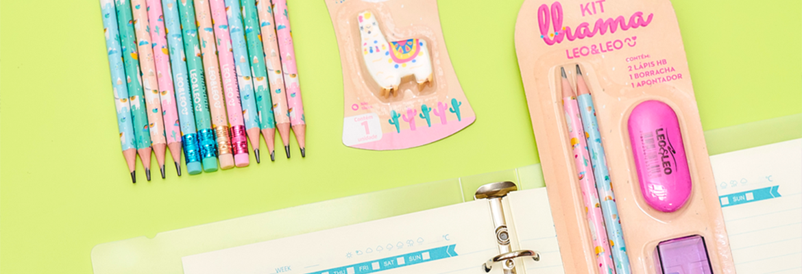 Imagem Banner Produto Kit Lápis HB Lhama