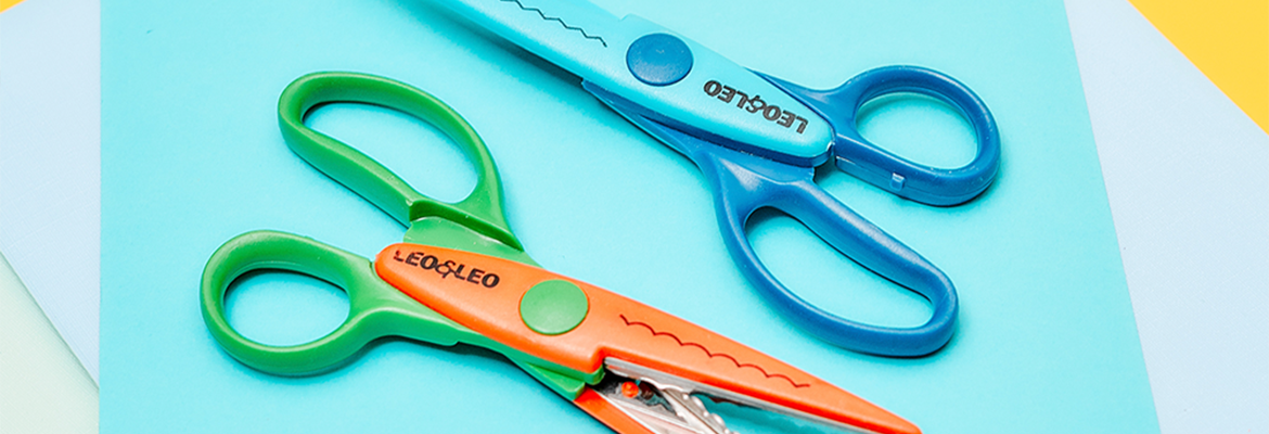 Imagem Banner Produto Tesoura Escolar de Picotar