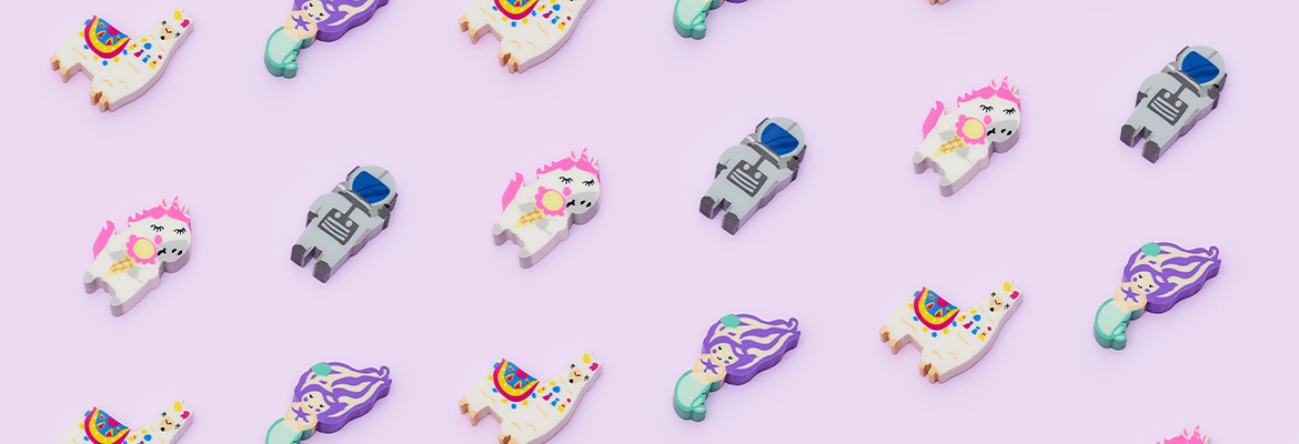 Imagem Banner Produto Borracha Formas Sortidas