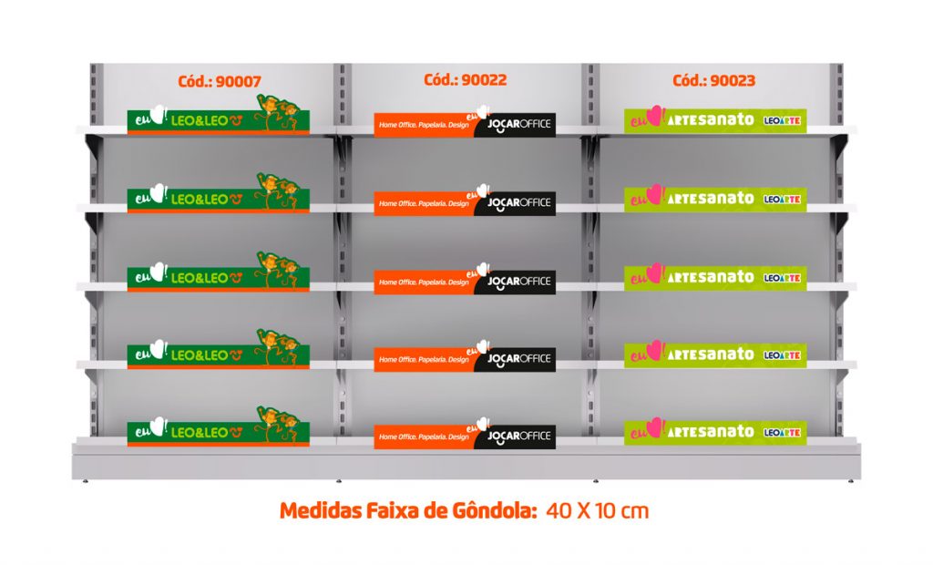 Merchandising: faixa de gôndola