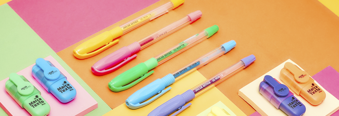 Imagem Banner Produto Caneta Gel Neon